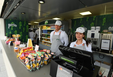 restauration in stadia Roland-Garros 2018.