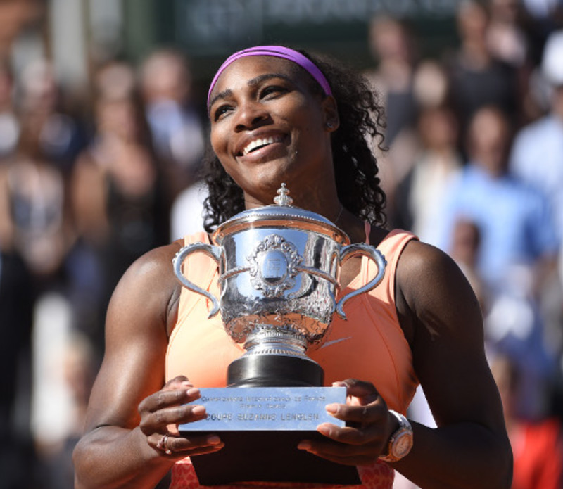 Serena Williams championne Roland-Garros 2015 French Open champ.